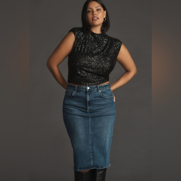 Anthropologie Dresses & Skirts - NWT Anthropologie Pilcro denim pencil skirt size 8